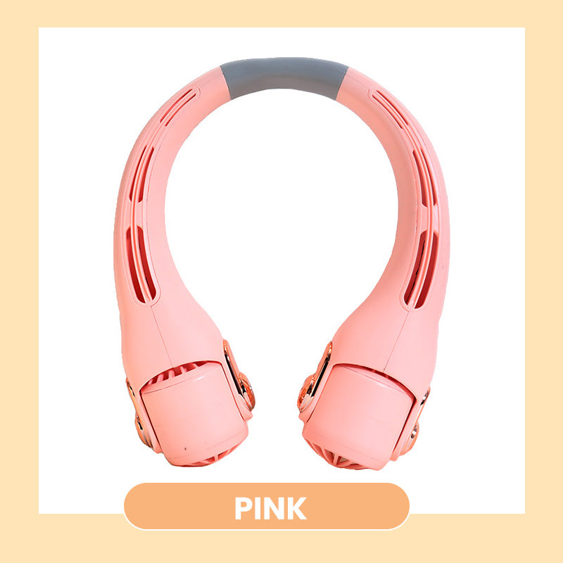 Neck Air Conditioner Fan – Ultra‑quiet, 360° rotating, 3 speeds. Hands‑free cooling, long battery. Summer essential! 😎🌬️