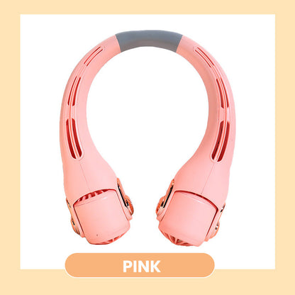 Neck Air Conditioner Fan – Ultra‑quiet, 360° rotating, 3 speeds. Hands‑free cooling, long battery. Summer essential! 😎🌬️