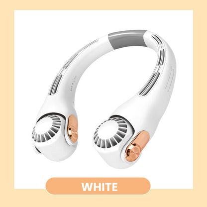 Neck Air Conditioner Fan – Ultra‑quiet, 360° rotating, 3 speeds. Hands‑free cooling, long battery. Summer essential! 😎🌬️